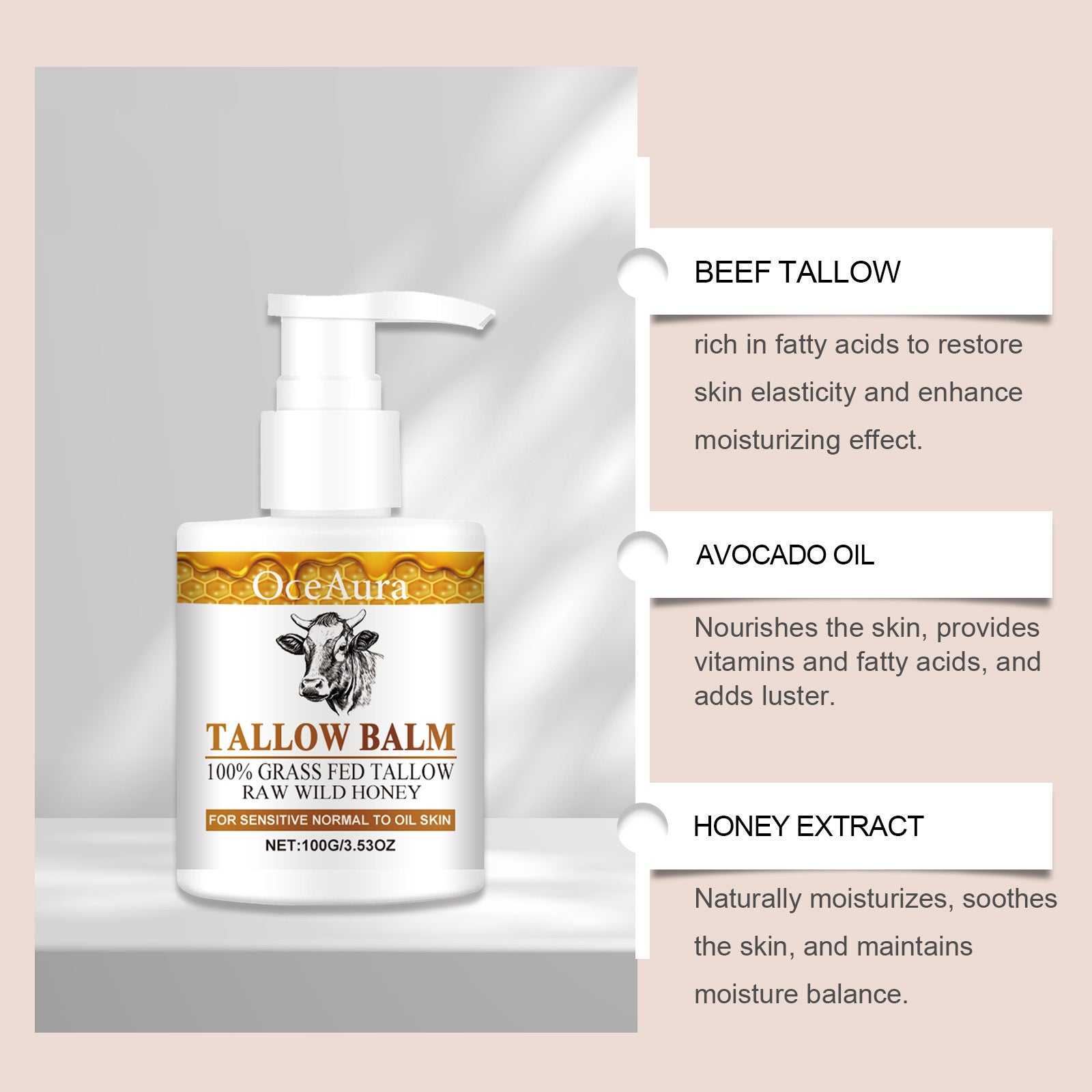 Honey Butter Moisturizing Cream Dry Skin